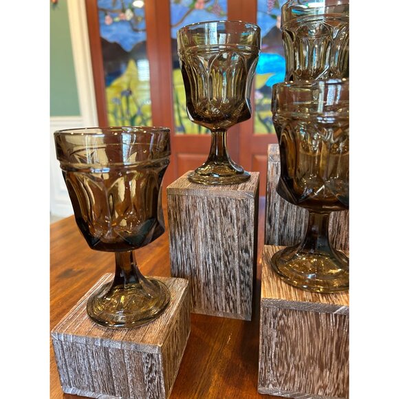 Mid Century Anchor Hocking Fairfield Glass Cordials. - Picture 7 of 10